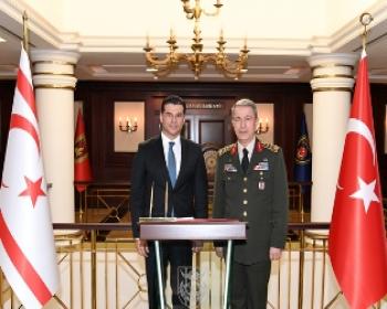 Başbakan Özgürgün, Türkiye Genelkurmay Başkanı Akar İle Görüştü