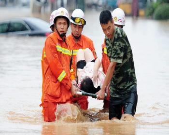 Çin’Deki Şiddetli Yağışlar