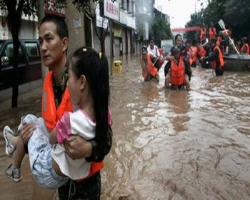 Çin'de Sel Ve Heyelanlarda Ölü Sayısı 93'e Çıktı