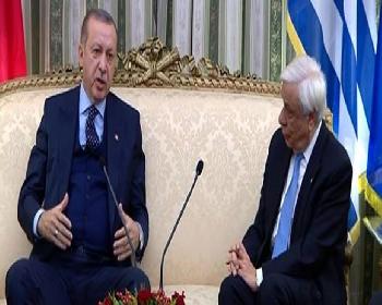 Erdoğan, Pavlopoulos Ve Çipras İle Kıbrıs Konusunu Görüştü