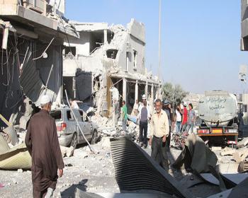 Halep'e Varil Bombalı Saldırı