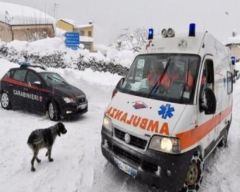 İtalya’Daki Çığ Felaketi... Otel Enkazı Altında Bulunan 6 Kişiyle Temas Kuruldu