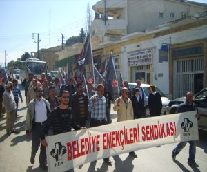 Lefke Belediyesinden 2 Saatlik uyarı grevi
