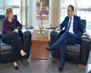 Ltb Başkanı Harmancı, Abd’Nin Kıbrıs Büyükelçisi Doherty İle Görüştü