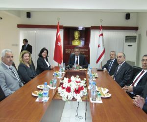 Milli Eğitim Bakanı Çavuşoğlu Civeleki kabul etti