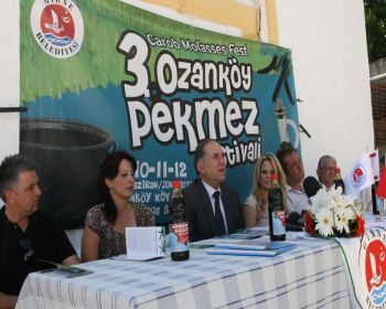 Ozanköy pekmez festivali başladı