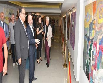 Özbek Ve Kazak Sanatçıların Kişisel Resim Sergileri Ydü’De Açıldı