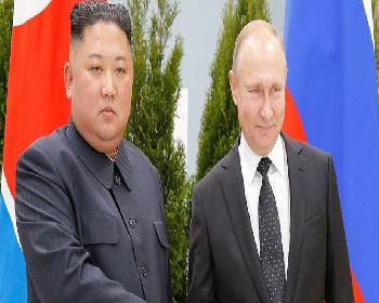 Putin İle Kuzey Kore Lideri Kim Bir Araya Geldi