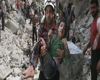 Rus Savaş Uçakları Halep’İ Bombaladı