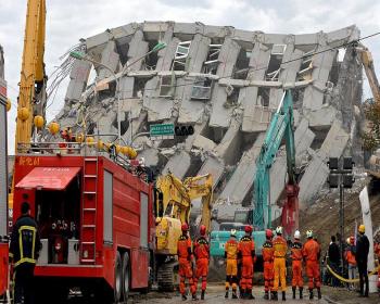 Tayvan'daki Depremde Ölü Sayısının 55'e Çıktığı Bildirildi