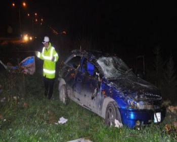 TR Plakalı araç Girne yolunda kaza yaptı, 5 Yaralı