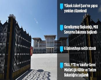 Türkiye’De 7 Cumhurbaşkanlığı Kararnamesi Yayımlandı