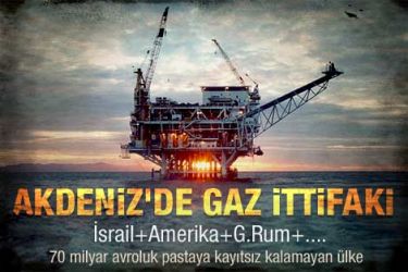 Akdenizde doğalgaz ittifakı 70 Milyar avro
