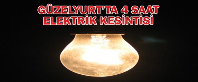Güzelyurt ta elektrik kesintisi