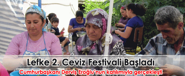 Lefke 2. Ceviz festivali başladı