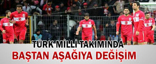Türk milli takımı revizyona giriyor