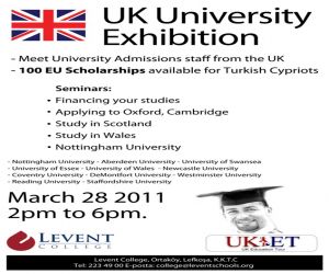 Levent College’de “İngiltere Üniversiteleri Fuarı” Düzenleniyor