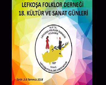 “18. Kültür Ve Sanat Günleri” Bugün Başlıyor