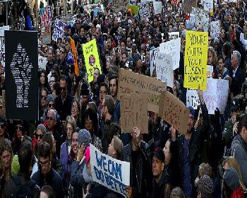 Abd’De Trump Protestoları  Devam Ediyor