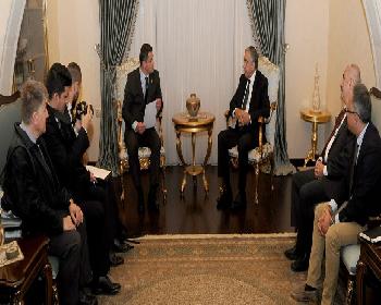 Akıncı, İspanya Stratejik Ve Uluslararası Çalışmalar Vakfı Heyetini Kabul Etti