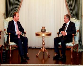 Akıncı Liebaut’U Kabul Etti