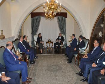 Akıncı, Yüksek Mahkeme Başkanı Şefik Ve Tc’Den Gelen Heyeti Kabul Etti