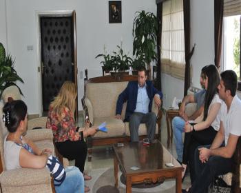 Başbakan Yardımcısı Denktaş, Kıbrıs Türk Eczacılar Birliği Heyetini Kabul Etti