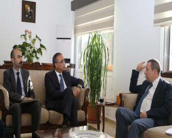 Başbakan Yardımcısı Ve Maliye Bakanı Denktaş, Ktto Heyetini Kabul Etti