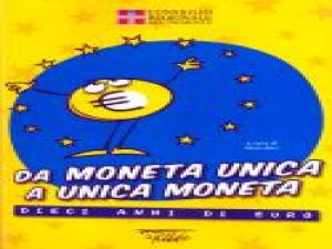 Çakmak ve Kayranın Karikatürleri Da Moneta Unica A Unica Moneta Albümünde