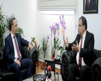 Çalışma Bakanı Sucuoğlu Ltb Başkanı Harmancı&#8217;yı Kabul Etti