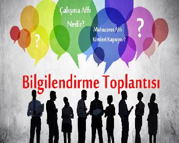 Çalışma Ve Muhaceret Affı