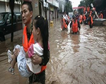 Çin&#8217;de Sel Felaketi