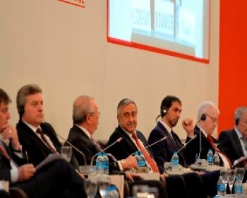 Cumhurbaşkanı Akıncı Avrasya Ekonomi Zirvesi Başkanlar Oturumunda  Konuştu
