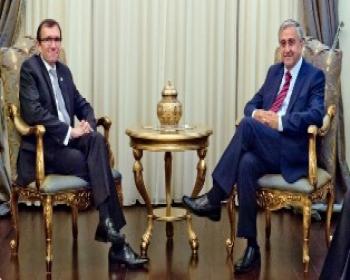 Cumhurbaşkanı Akıncı, Eide’Yle Biraraya Geldi