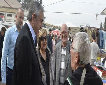 Cumhurbaşkanı Akıncı Lefkoşa Açık Pazarı’Nı Ziyaret Etti