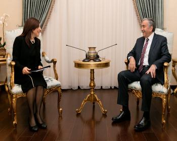 Cumhurbaşkanı Akıncı Yüksek Yönetim Denetçisi Dizdarlı’Yı Kabul Etti