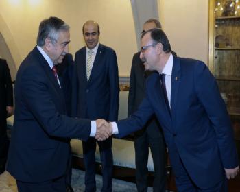 Cumhurbaşkanı Mustafa Akıncı, Konya Sanayi Odası Yönetim Kurulu’Nu Kabul Etti