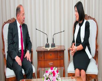 Cumhurbaşkanı Vekili Siber, Akdağ İle Görüştü