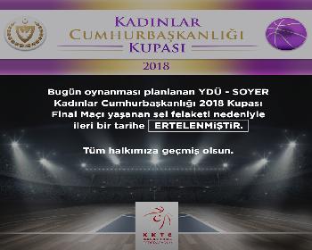 Cumhurbaşkanlığı Kupasına Erteleme