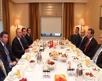 Dışişleri Bakanı Ertuğruloğlu New York’Ta Çavuşoğlu İle Görüştü