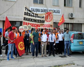 Emek-İş Sendikası Cas Çalışanlarının Toplu İş Sözleşmesi Hakkı İçin Eylem Yaptı