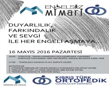 “Engelsiz Mimari” Etkinliği Pazartesi Yapılacak