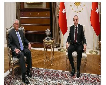 Erdoğan,tillerson&#8217;ı Kabul Etti