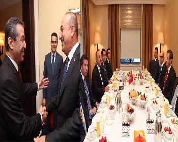 Ertuğruloğlu, New York’Ta Tc Dışişleri Bakanı Çavuşoğlu İle Görüştü