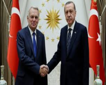 Fransa Dışişleri Ve Uluslararası Kalkınma Bakanı Ayrault  Erdoğan Tarafından Kabul Edildi