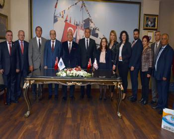 Gazimağusa Belediyesi İle Mersin Büyükşehir Belediyesi “Kardeş Şehir” Oldu