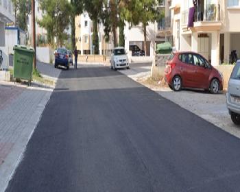 Girne’De Asfaltlama Başladı