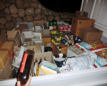 Girne de kaçak gıda operasyonu