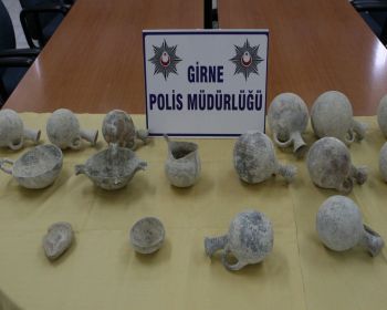 Girne de tarihi eser yakalandı