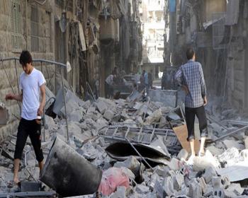 Halep&#39;te Sivillere Hava Saldırısı: 56 Ölü, 220 Yaralı